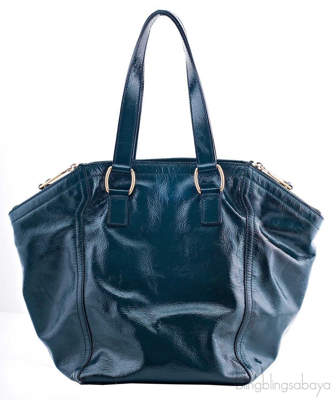 Downtown Patent Leather Tote