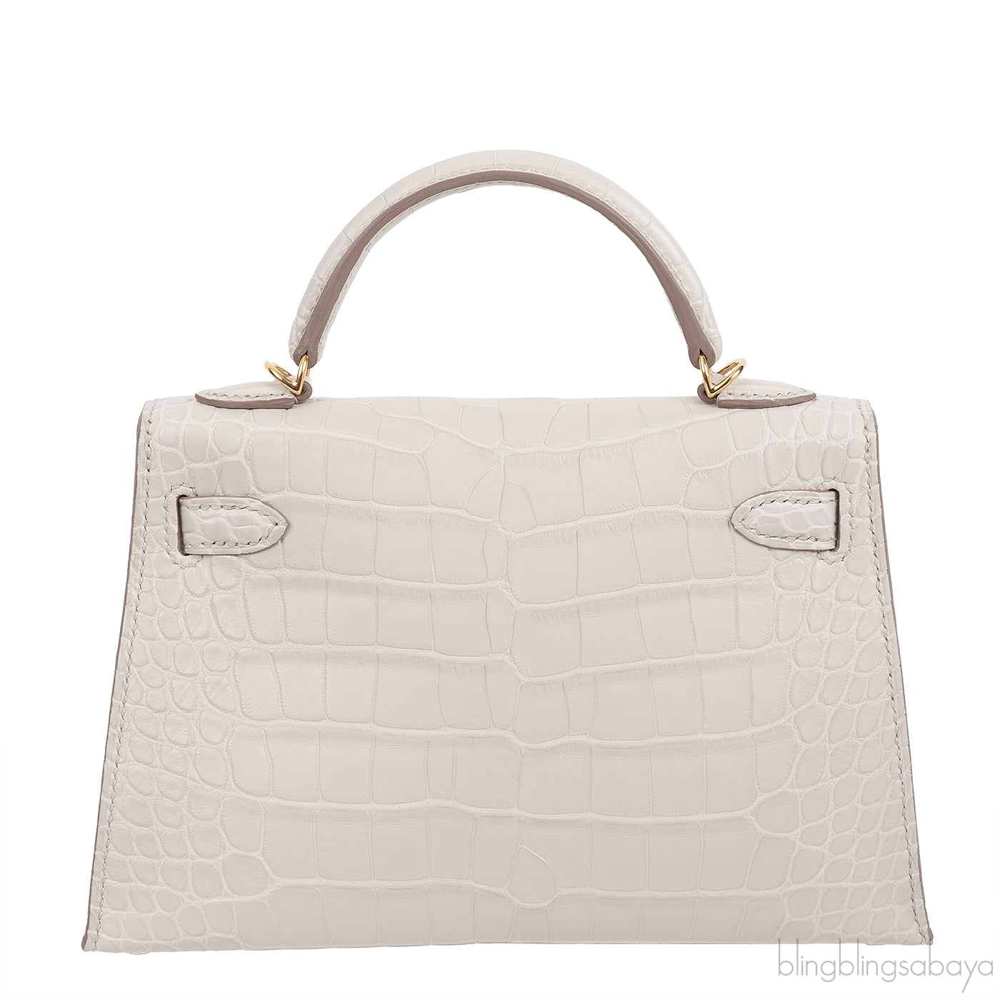 Kelly 20 Alligator Matte Beton GHW