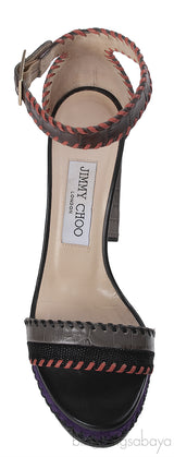 Jimmy Choo Multicolor Holly Intricate 120 Plaform Sandals