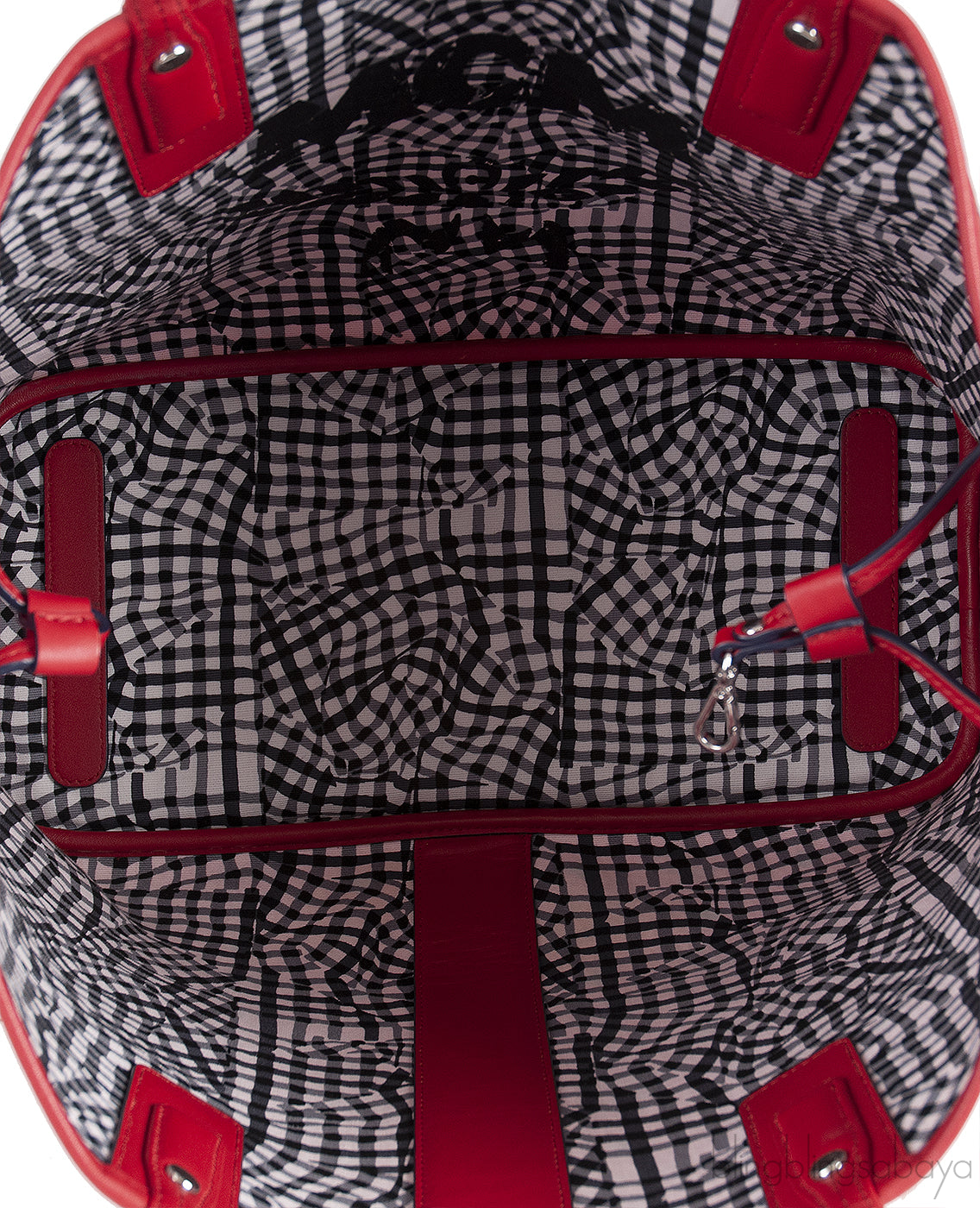 Visetos Large Liz Reversible Shopper Tote Ruby Red