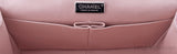 Classic Jumbo Pink Python Flap Bag