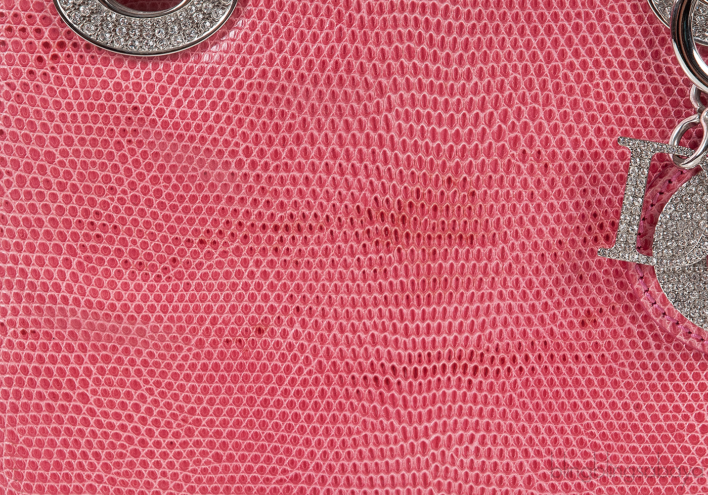 Pink Mini Lizard Lady Dior Shoulder bag