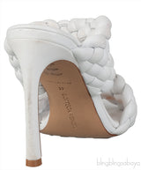 Curve Optic White Sandals