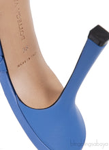 Bottega Veneta Blue Violet Lido Intrecciato Mules