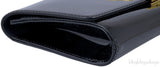 Louise Black Patent Clutch