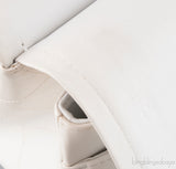 White Jumbo Flap Bag