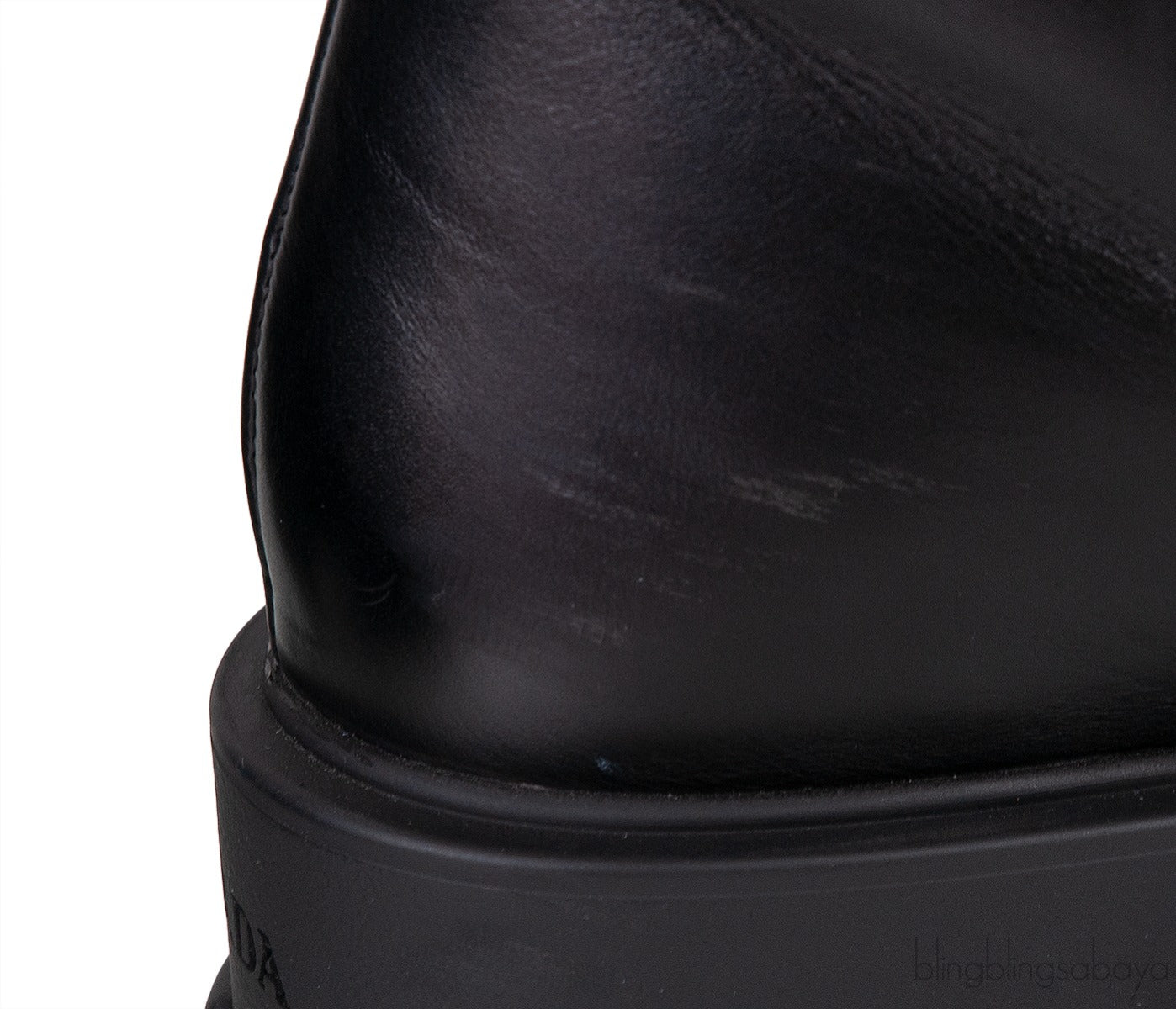 Black Monolith Leather Boots