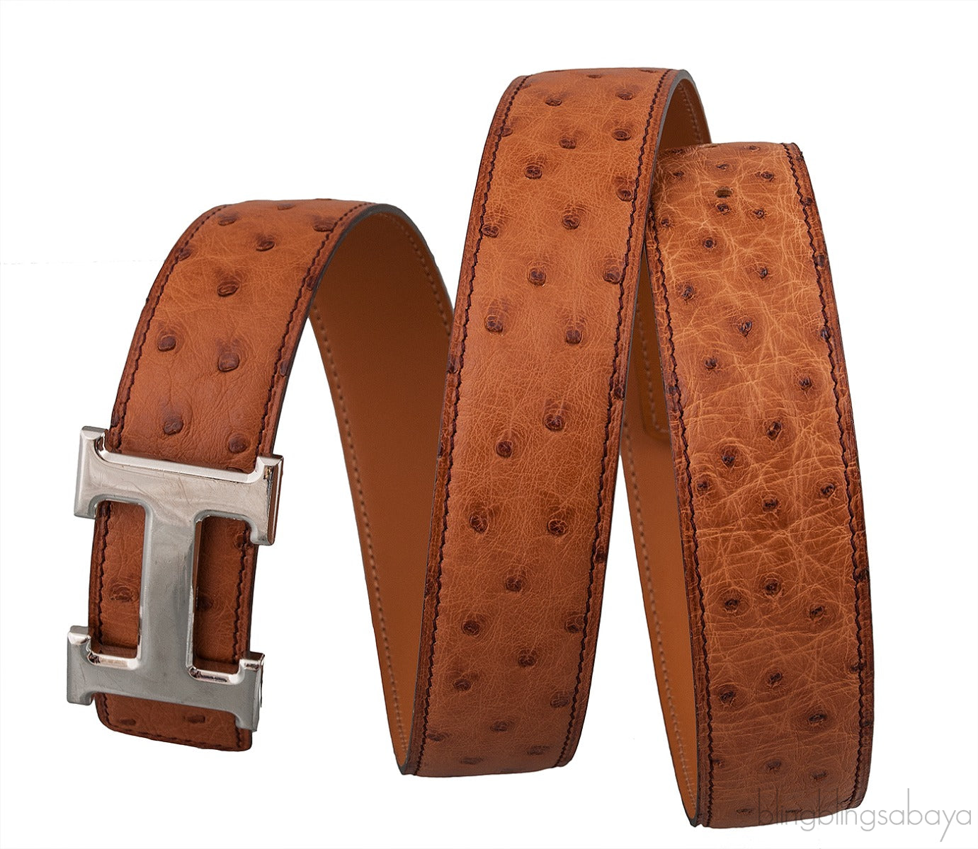 Ostrich Reversible 32mm Belt
