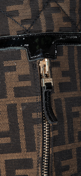 Fendi FF Brown Monogram Boots