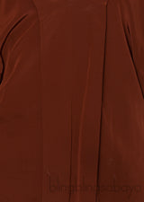 Wildwood Brown Silk Crepe Blouse