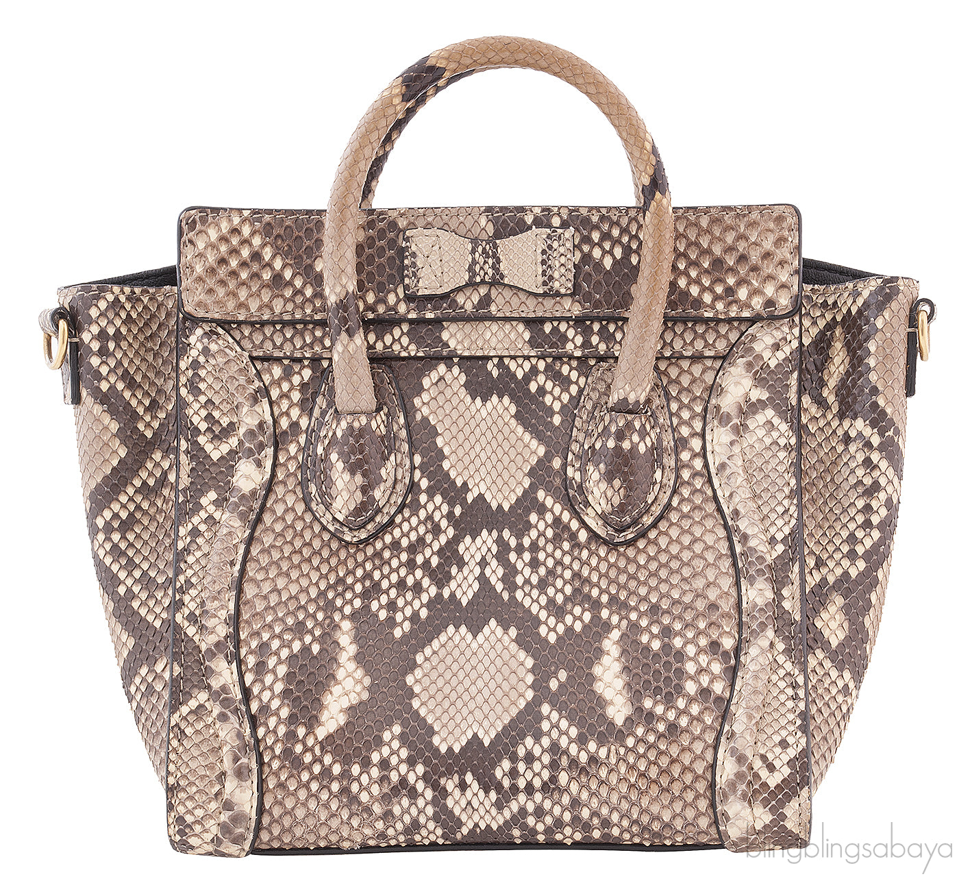 Natural Python Nano Luggage
