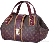 Monogram Grit Exotique Satchel