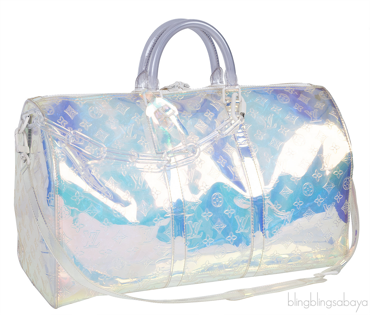 Louis Vuitton Monogram Prism Keepall Bandouliere 50