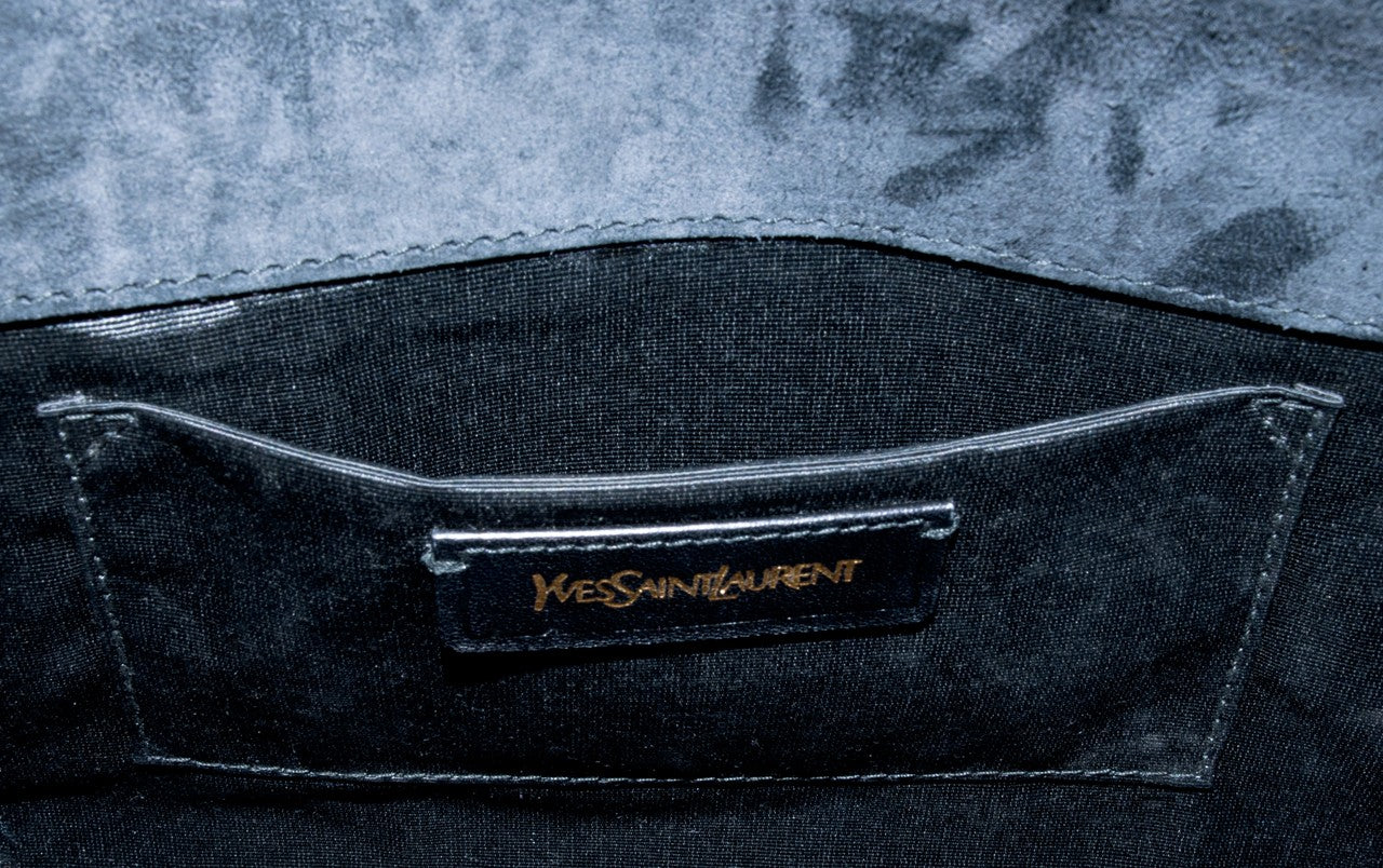 CHYC Clutch in Black Patent