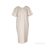 Marni Beige Plain Cotton Midi Dress