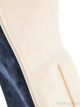 Navy Blue Open Walk Suede Loafer