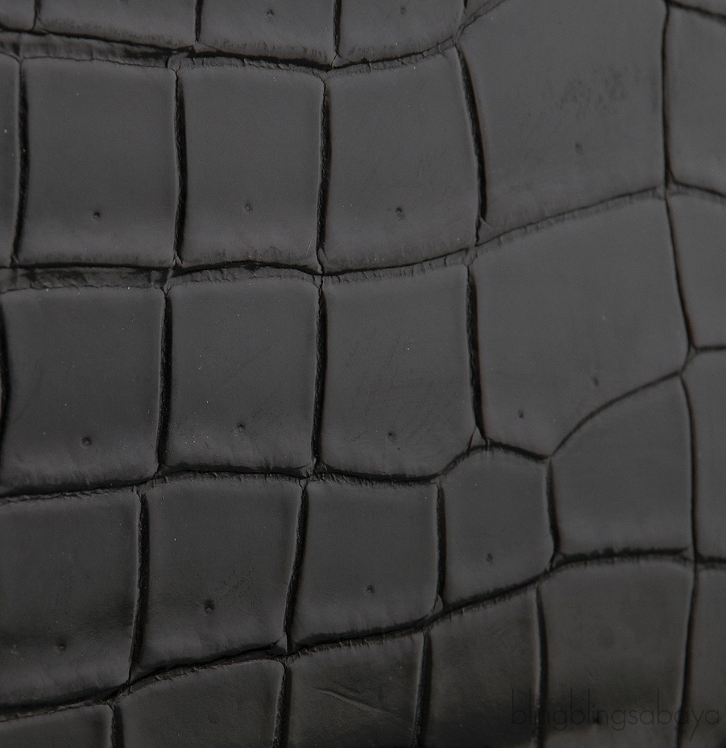 Stephane Rolland Talitha Black Crocodile Bag