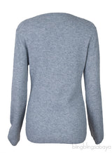 Grey Wool Beaded Cardigan