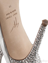 Mystico Silver Crystal Sandals