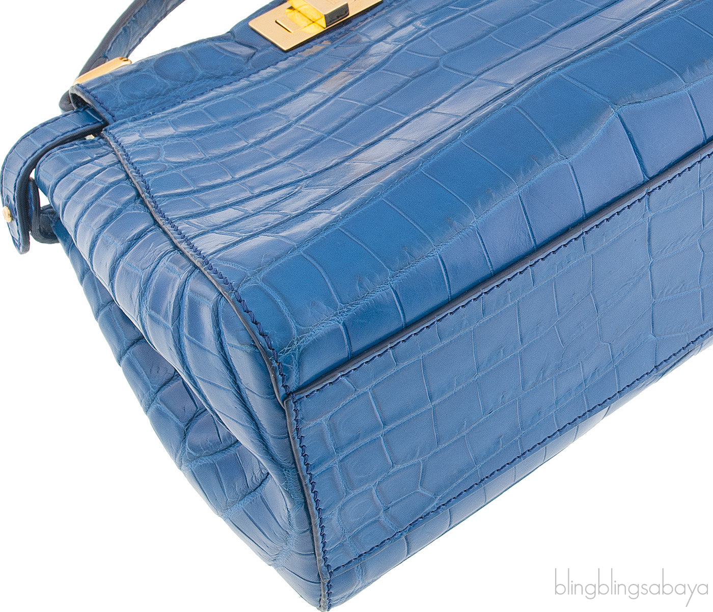 Blue Crocodile Mini Peekaboo