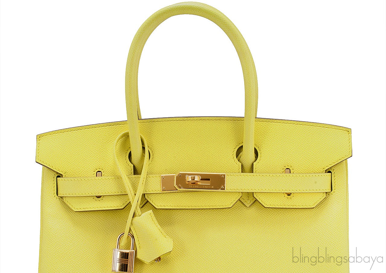 Birkin 30 Epsom Soufre