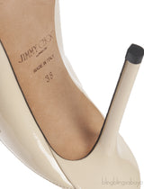 Off-white Bing 100 Crystal-Embellished Patent Leather Mules