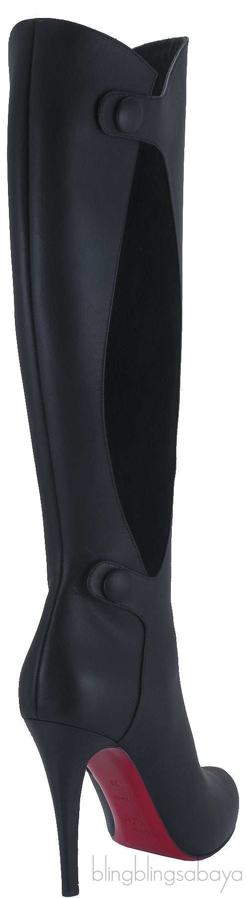 Black Leather & Suede Boots