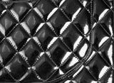 Chanel Black Patent Maxi Double Flap Quilted Bag