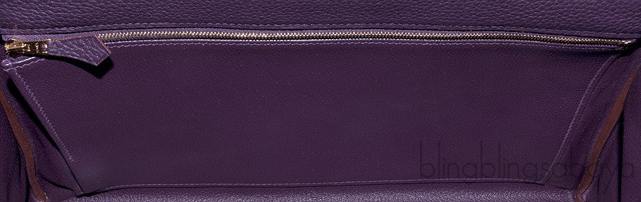 Kelly 35 Raisin Togo Retourne GHW