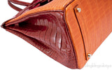 Birkin 35 Tricolor Crocodile Ltd. Ed.