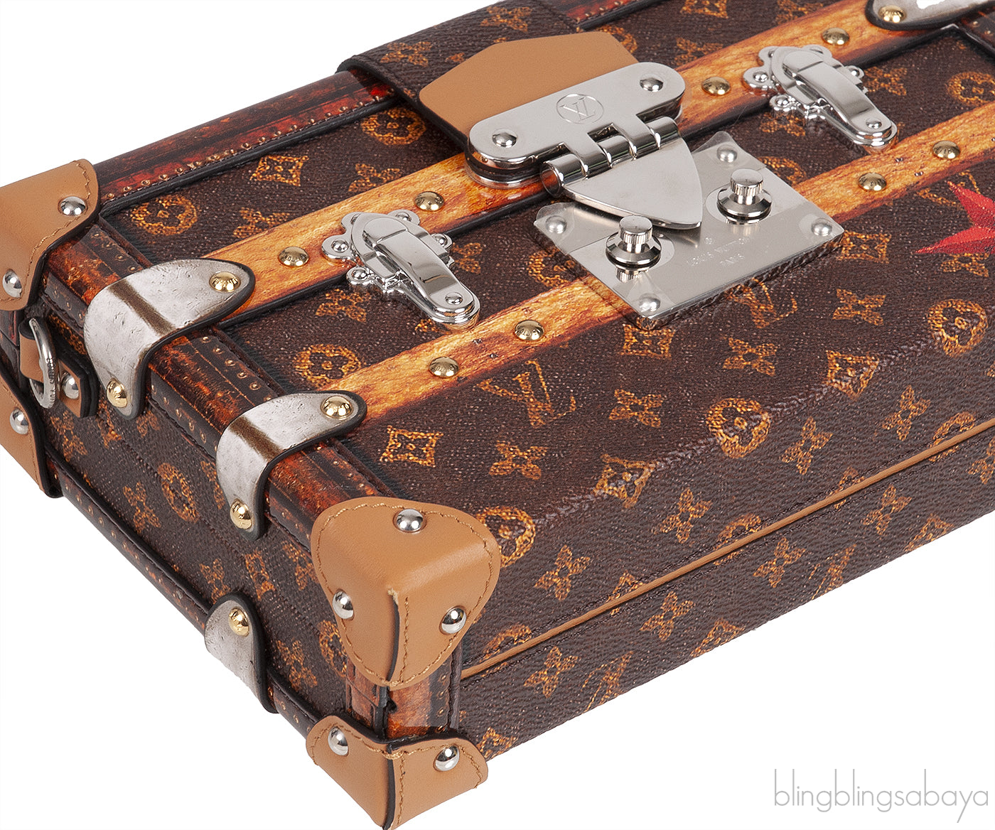 Monogram Brown Trim  Petite Malle PHW