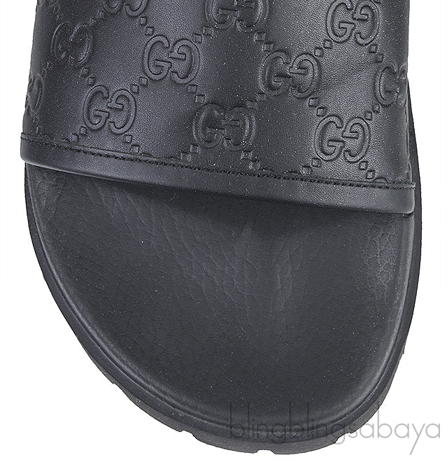Pursuit Track Leather Slides