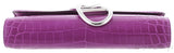 Egee Rose Scheherazade Crocodile Clutch
