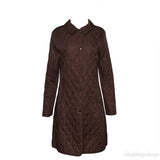 Burberry Brown Quilted Coat