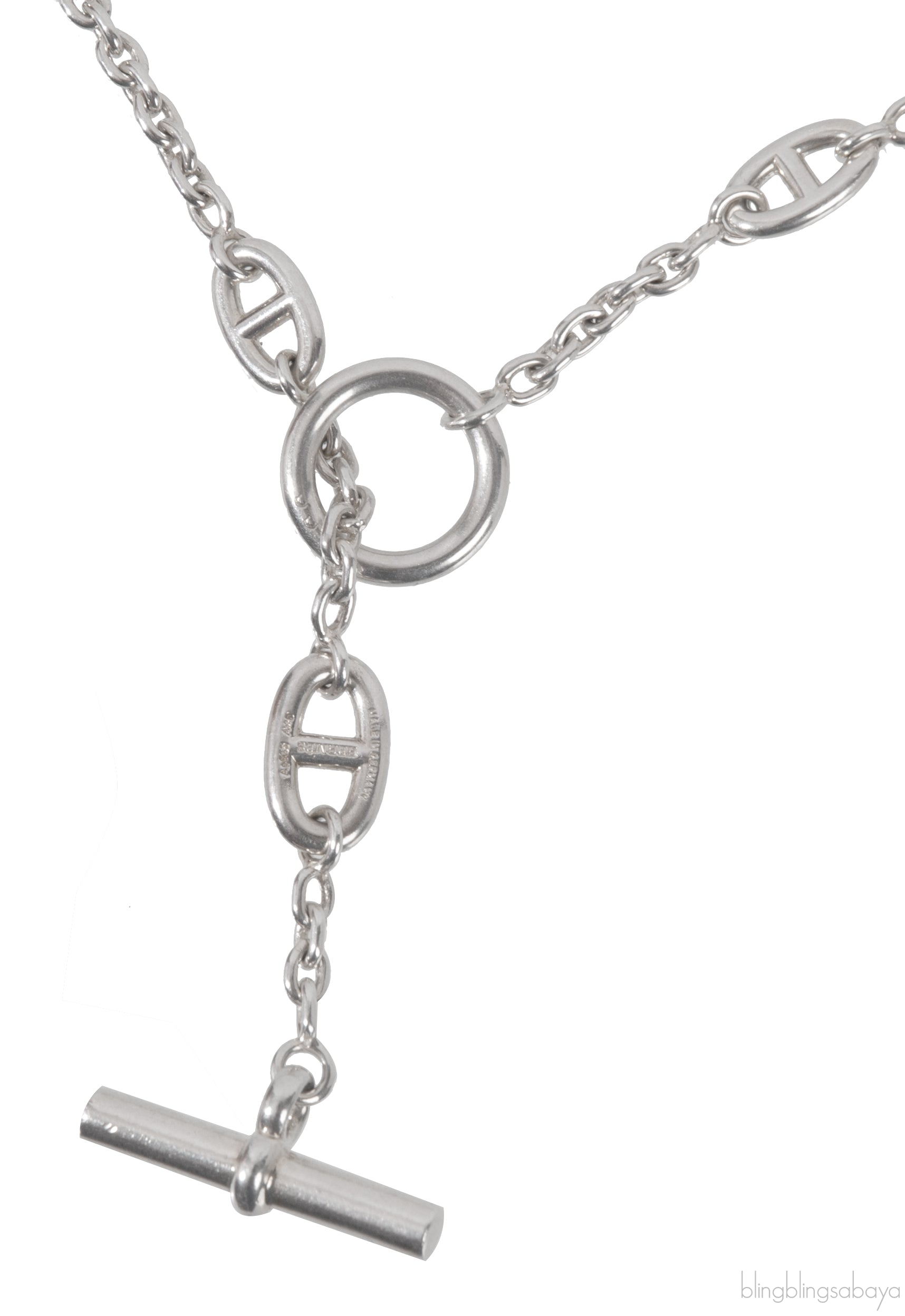 Farandole Long Silver Necklace 120
