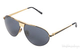 Linda Farrow LFL461 Black & Gold Aviator Sunglasses