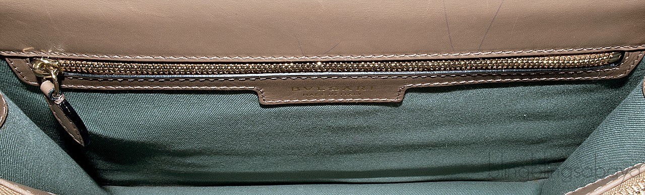 Serpenti Petra Brown Shoulder Bag