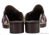 Hermes Carlota Multicolor Printed Cavalcadour Mules