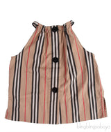 Burberry Halter Neck Button Front Kids Top