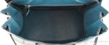 Birkin 35 Blue Tempete Porosus PHW