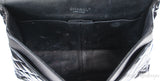 Chanel Black Patent Maxi Double Flap Quilted Bag