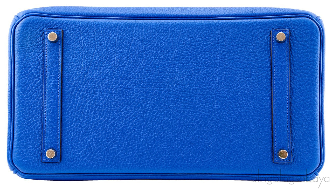 Birkin 35 Blue Electric Togo