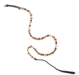 Python Crystal Embellished Slim Belt