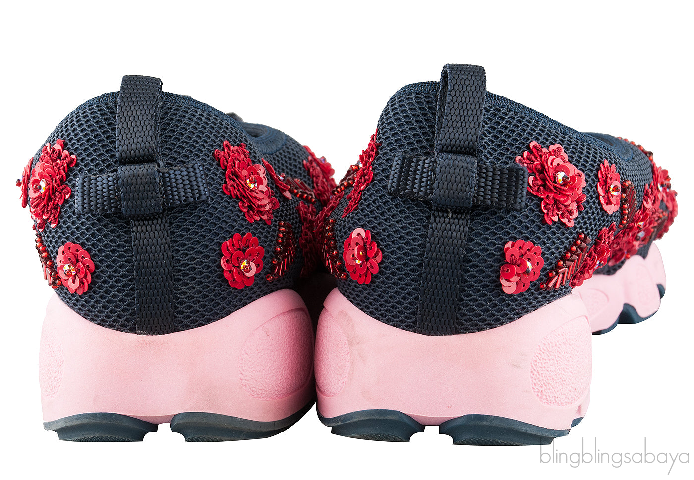 Navy  Blue Dior Fushion Sneakers