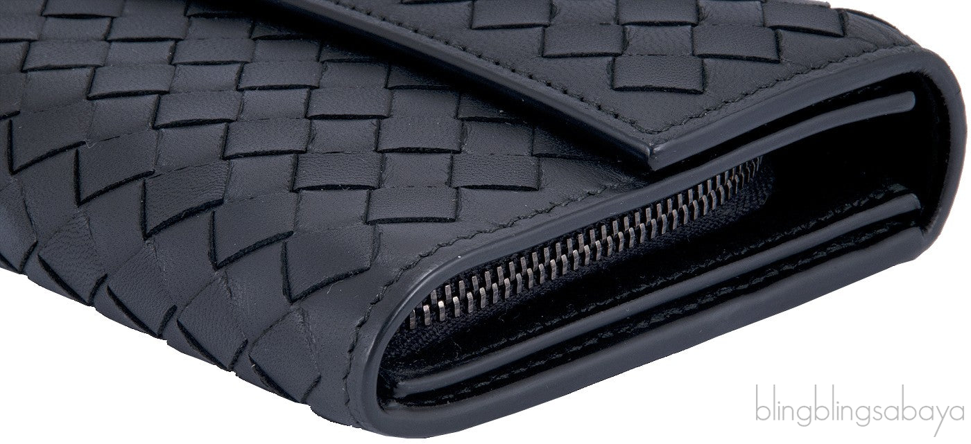 Long Intrecciato Continental Wallet