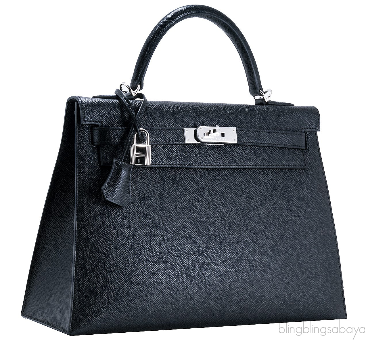 Kelly 32 Black Sellier Epsom