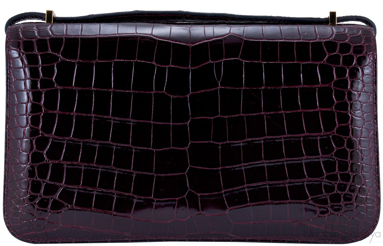 Constance Elan Crocodile Bordeaux
