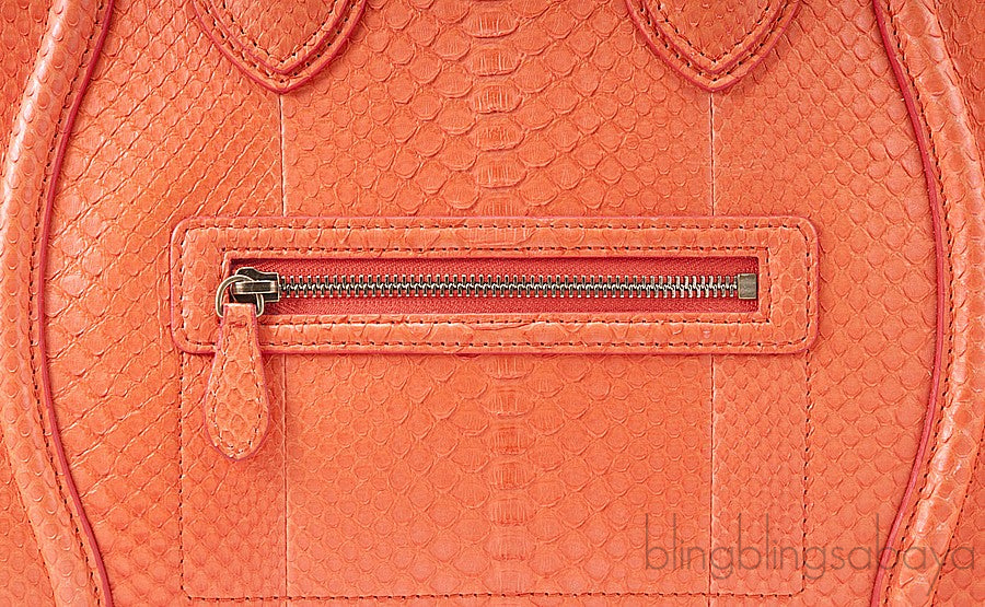 Mini Luggage Orange Full Python