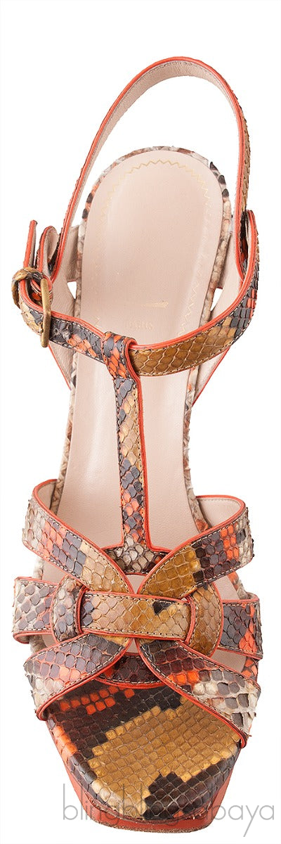 Python Tribute Platform Sandals