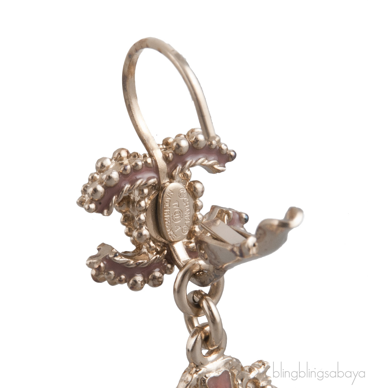 CC Key Piercing Earrings